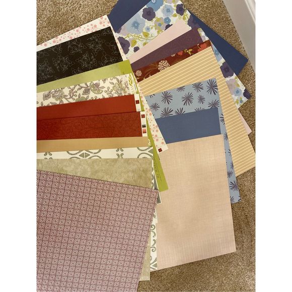 Scrapbook Paper 5 Pounds Various Bundles Crafting Scrapbooking Card Making - Picture 10 of 16